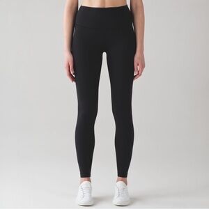 Lululemon • Wunder Under Hi-Rise Tight *Luon 28" Black Size 4